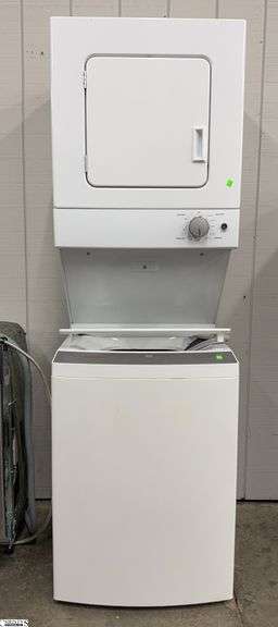 Whirlpool Stacking Washer and Dryer Untested 24x27x74 image