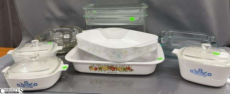 Pyrex, Corning Ware Casserole Bakers, Rectangular Cooking, Largest 16x12.5" image