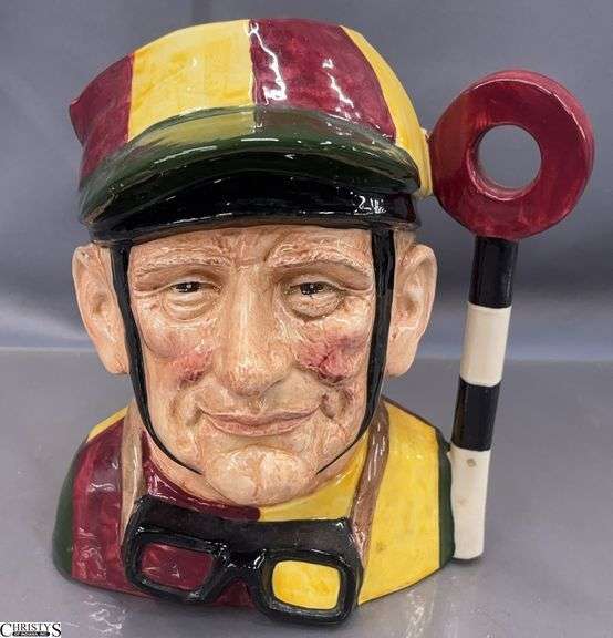 Royal Doulton "Jockey" Toby Mug Jug - 8" image