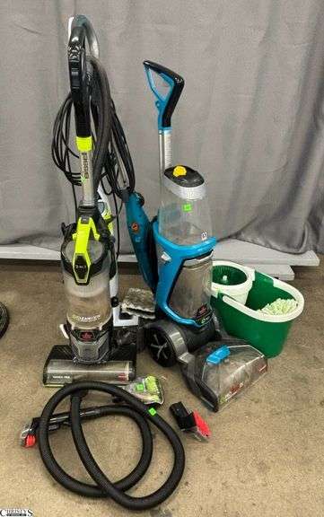 Upright Vacuums, Bissell, Carpet Cleaner, Mop Bucket image
