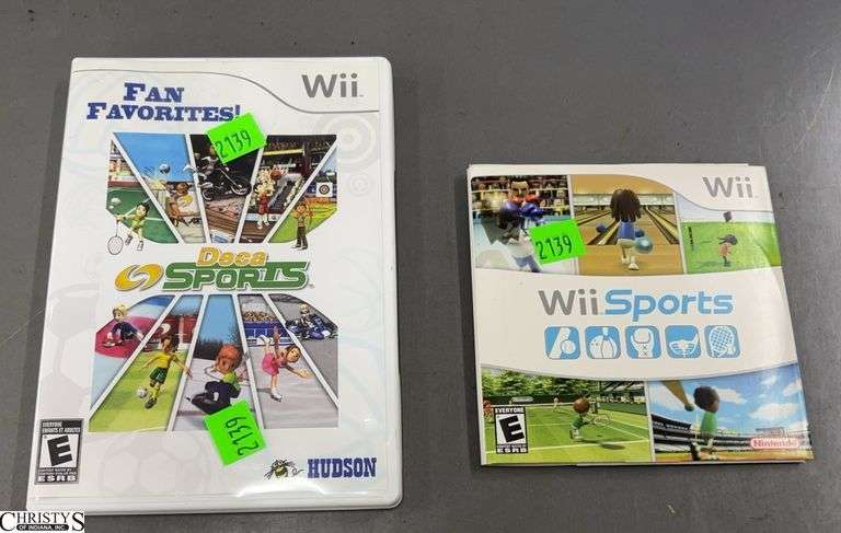 2 Nintendo Wii Games Deca Sports and Wii Sports image