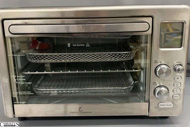 Emeril Lagasse Power Air Fryer 360 Plus Digital Countertop Multi Cooker 12 Option Not Tested 19x13" image