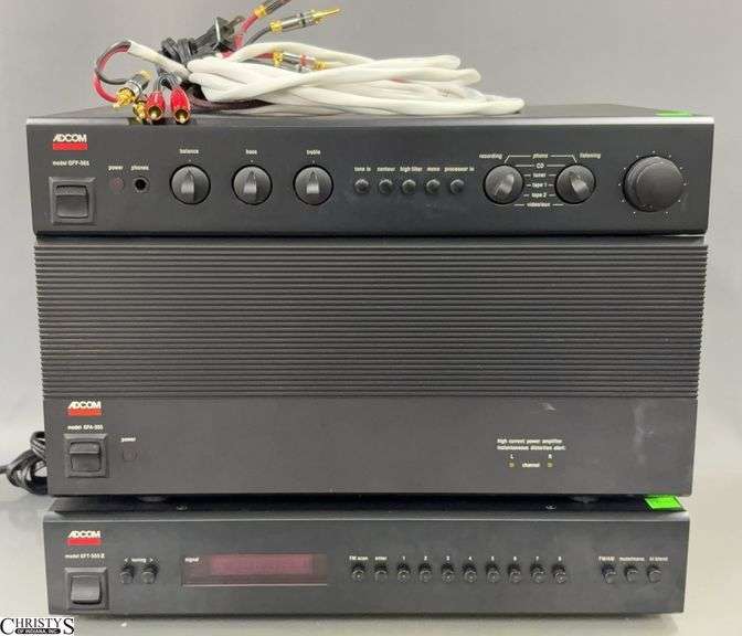 ADCOM Model GFP-565, MODEL GFA-555, MODEL GFT-555 II - 3pcs image