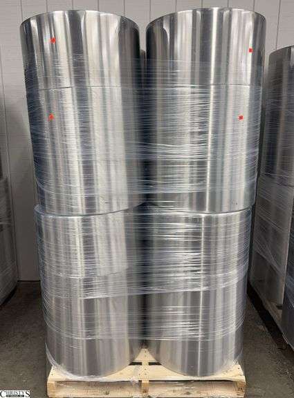 Stainless Trash Cans 36" Tallest, Wood Skid Included image