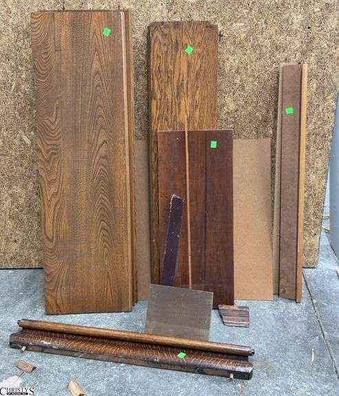 Wooden Shelf, and Trim Pieces Largest 11x38 image