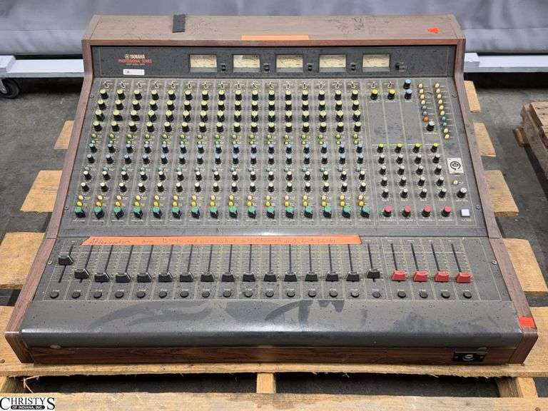 Yamaha Professional Series Mixer Model M916, Does Show Dust and Possible Mildew, As Is Untested image
