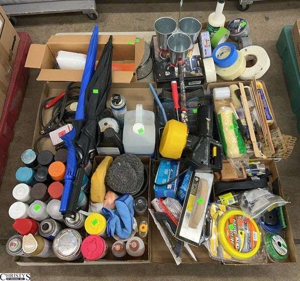Hardware, Spray Paint, Tapes, Rollers, Umbrellas, Jumper Cables, Weed Trimming String, Skid Not Included image