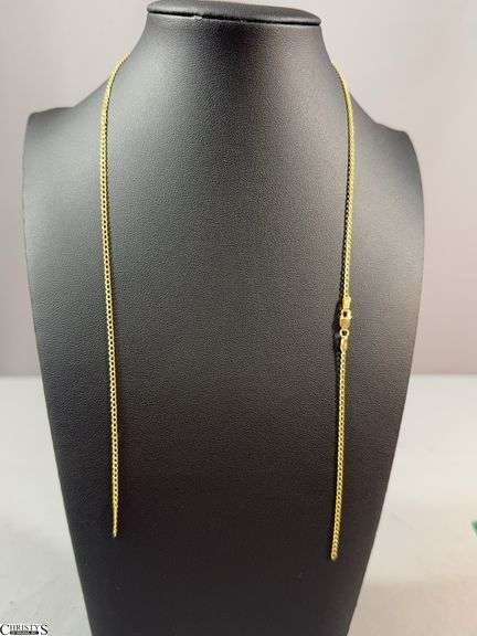 10K Yellow Gold Chain (broken) in Red Gift Box image