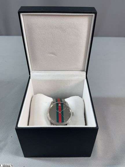 Gucci Silver/Red/Green Color Wrist Watch in Gucci Box #18290245 image