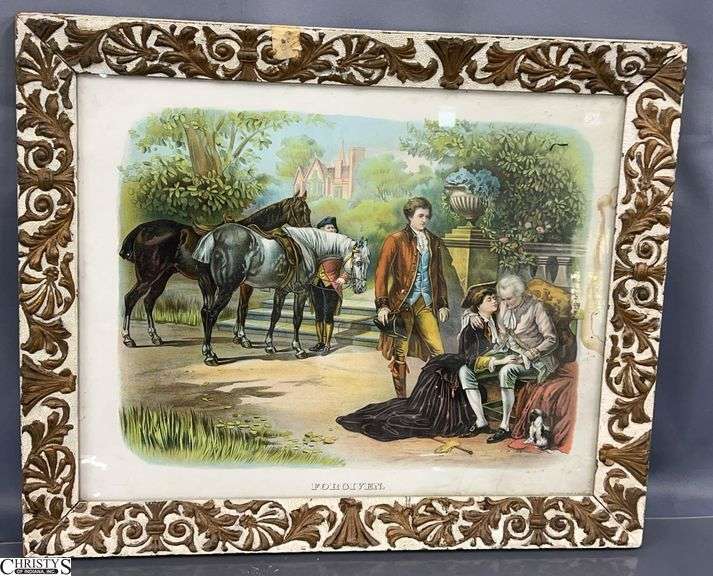 "Forgiven" Hallen & Wiener Framed Print - 23" x 19", some wear image