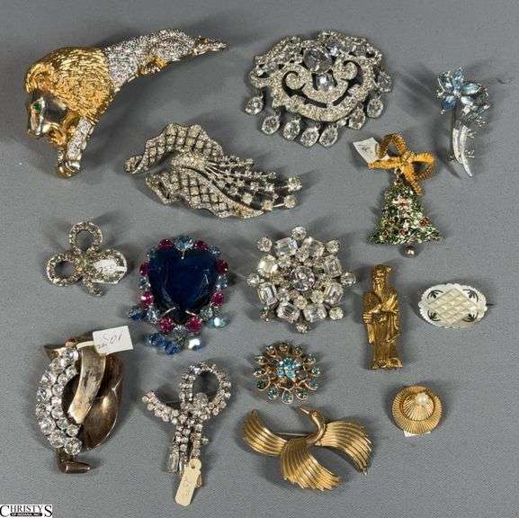 15 Costume Jewelry Pins image
