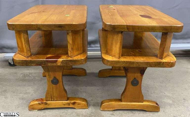 Pair of End Tables, 16x26x23" image