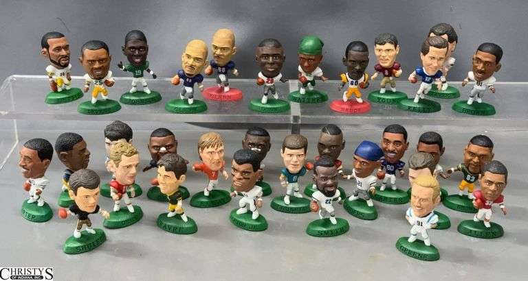 Assorted Late 1990's Football Figurines - 3" of each - approx 30 image