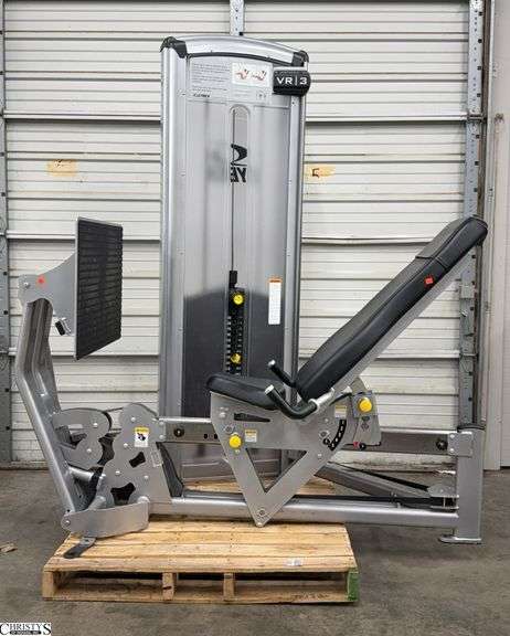 Cybex VR 3, Leg Press Unit, Appears Complete, Wood Skid Included, Measures 70" W 75" Tall image