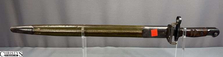 WWI U.S. Remington Bayonet and Scabbard.  Blade Marked 1918.  Approx. 21 1/2" Total Length image