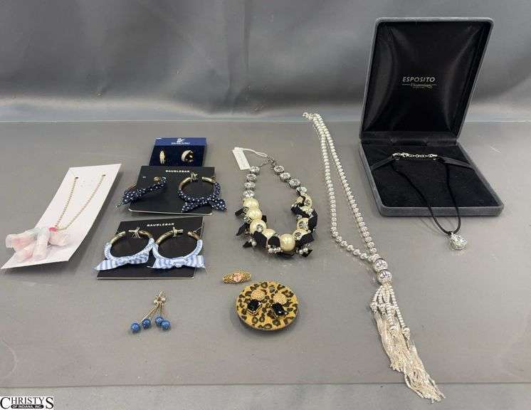 Ladies Assorted Costume Jewelry - Swarovksi, Bauble Bar, and Others image