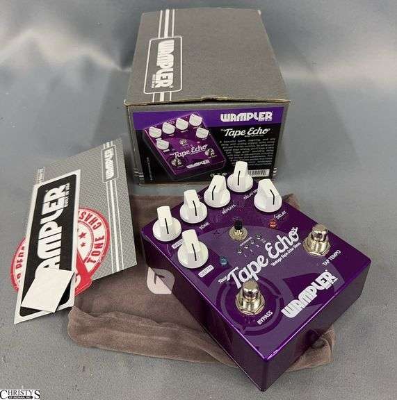 Used Wampler Tape Echo Pedal No Power Cord image