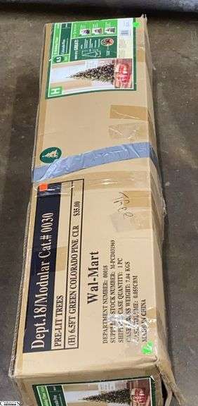 Holiday Time 6.5' Ft Pre Lit Artificial Christmas Tree image