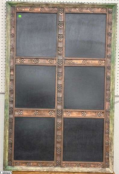 Large Contemporary Chalk Message Board - 36" x 55" image