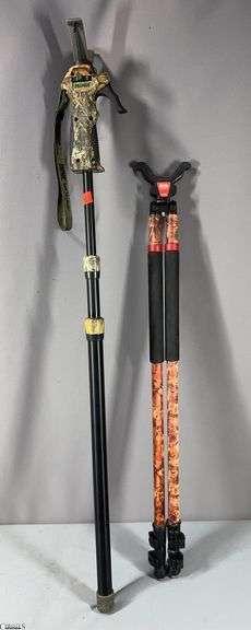 Primos Hunting Trigger Stick- Camo and a BOG Gear Shooting Rest image