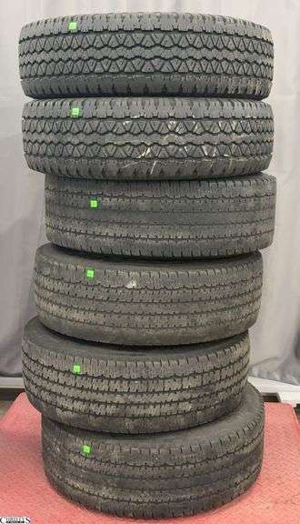 6 Used Tires P265/70R17 - SKID NOT INCLUDED image