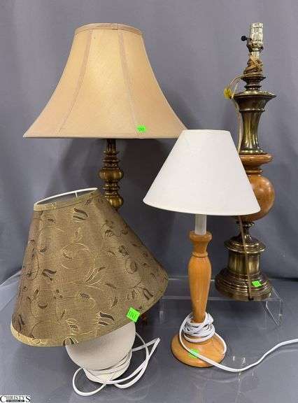 Table Lamps, Tallest 28" Missing Shade image