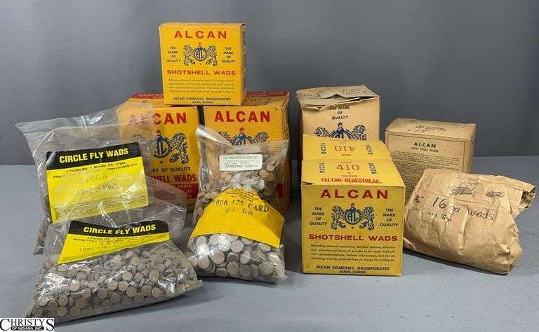 Misc. Boxes and Bags of Wads Including 410 ga. 28 ga., 20 ga., 16 ga., 10 ga., .45 Caliber image