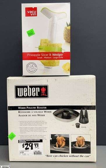 Weber Poultry Roaster, Pineapple Slicer and Wedger image