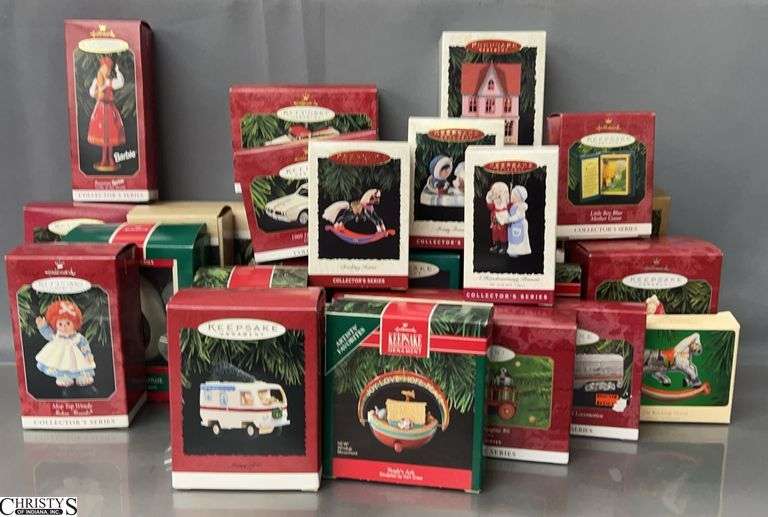 30 Hallmark Keepsake Ornaments - Barbie, Superman, Lionel, and Others image