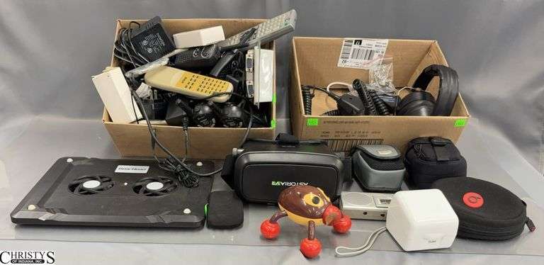 Assorted Electronics - VR Glasses, Cameras, Walkie Talkies, Misc image