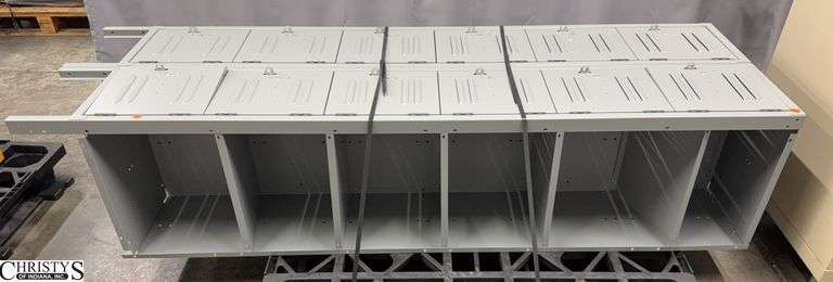 1pc Lockers, 12 Doors, One Side Finished overall 24x18x78" image