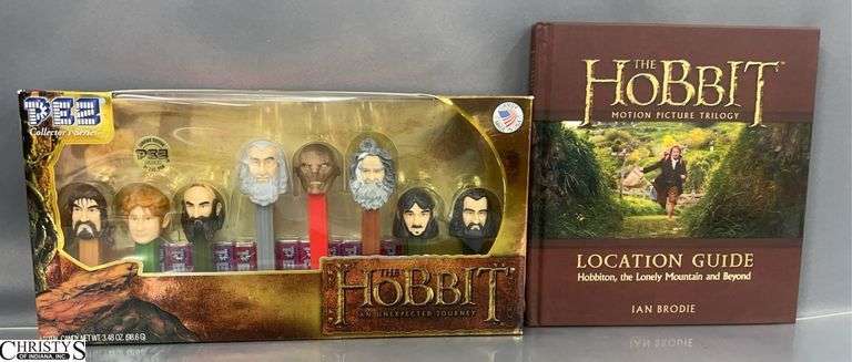 The Hobbit Location Guide Book and PEZ Dispenser Set image
