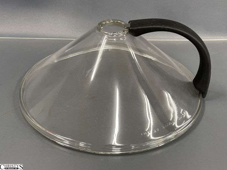 Borner German Glass Saucepan Lid - 10" D image