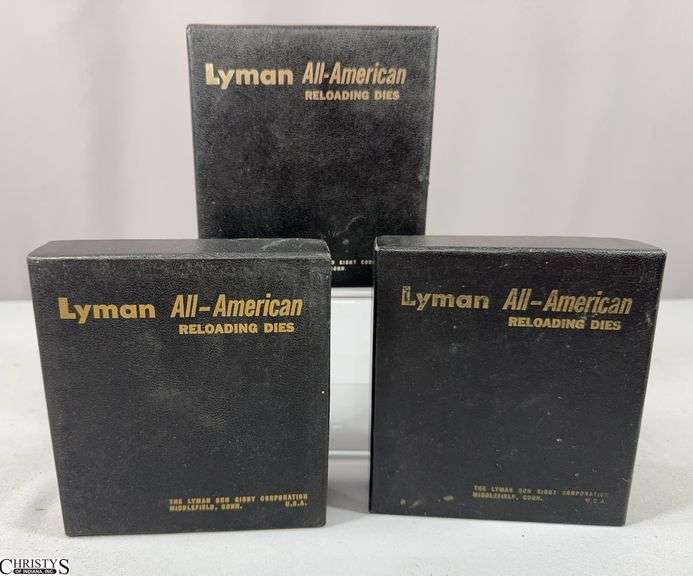 3 Lyman A-A Die Pistol Sets-357 Mag., 32-20 and 32 A.C.P. image