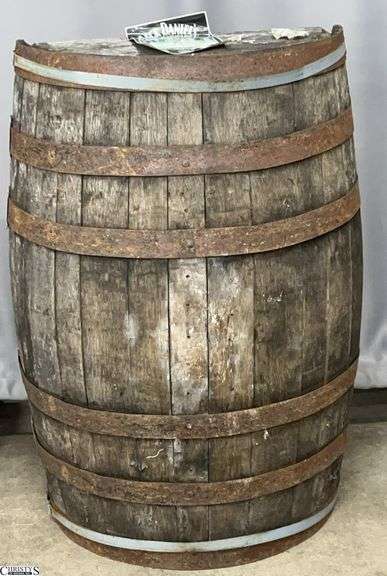 Half Whiskey Barrell 22x11x36" image