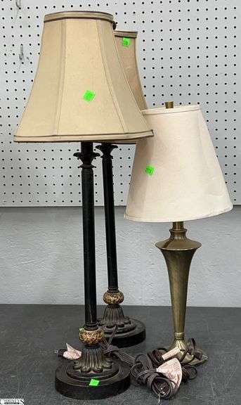 3 Table Lamps, Tallest Pair 31" image