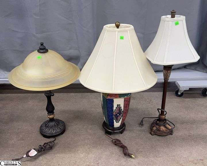 3 Table Lamps 29" Tall image