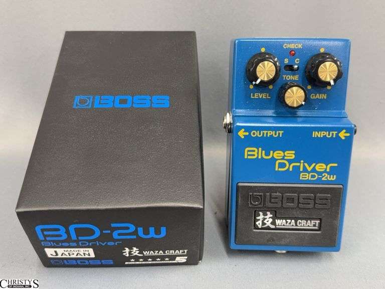 Boss BD-2W Blues Driver Waza Craft Pedal Without Power Supply image