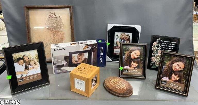 Digital Photo Frame, Picture Frames, Religious Decor, Personalized Cube image