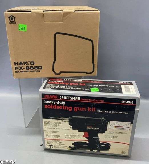 Hakko Soldering Station and Craftsman Soldering Gun Kit image