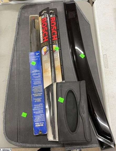 Bosch Micro Edge Wipers, Tissue Holder, Sun Visor image