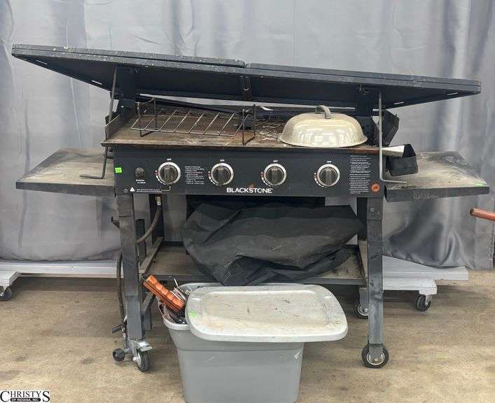 Rough Shape Blackstone and Tools In Tote image