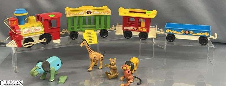 Fisher Price Circus Train, Pull Behind Some Sticker Wear image