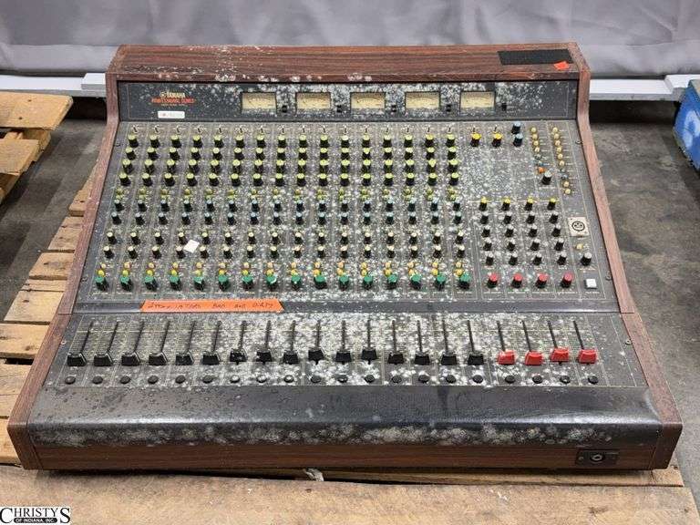Yamaha Professional Series Mixer Model M916, Does Show Dust and Possible Mildew, As Is Untested image