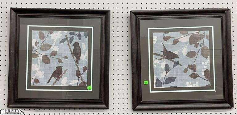 Pair of Damaged Frame Decorator Art 20.5x20.5" image