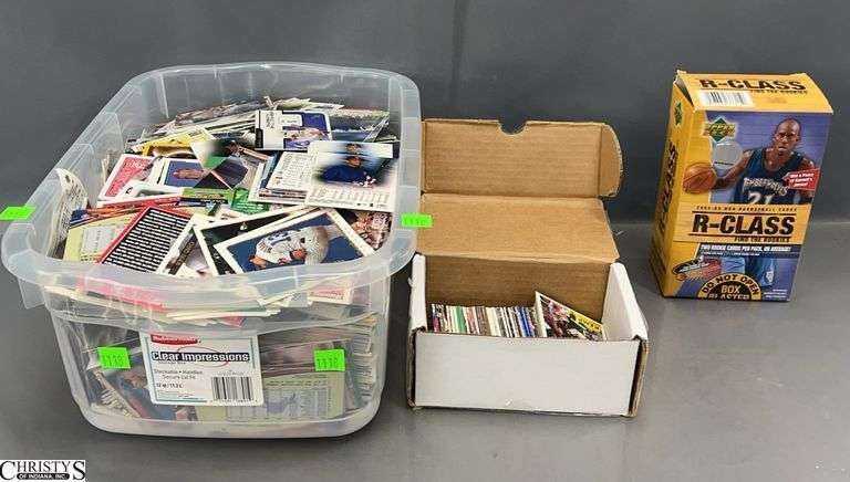 Assorted Sports Trading Cards - Baseball, Basketball, Football image