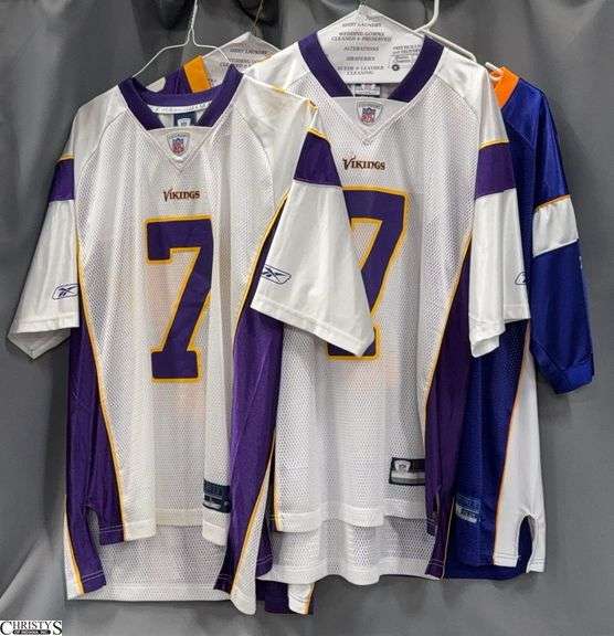 4 Minnesota Vikings Football Jerseys - Marked Size L image