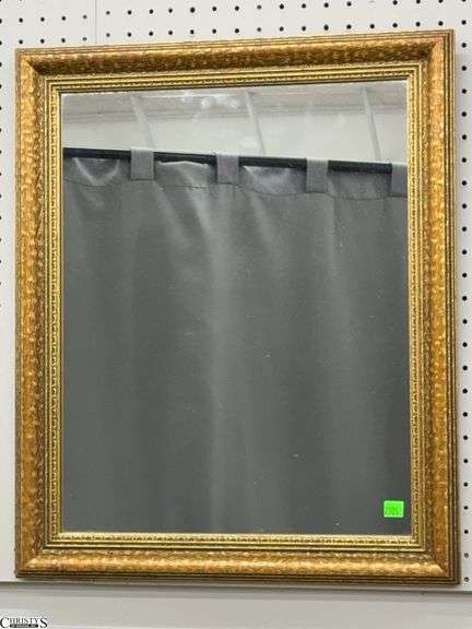 Gold Framed Mirror 20x23" image