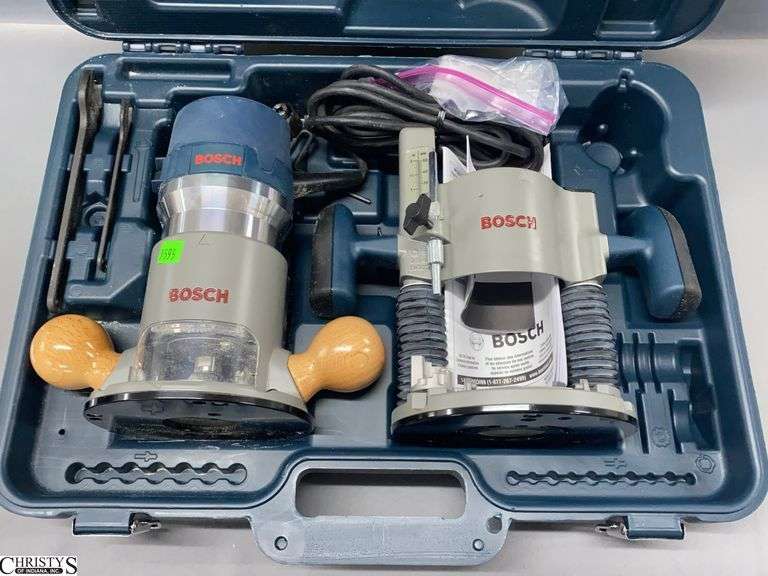 Bosch 1617EVS Plunge and Fixed Router Kit With Carry Case image