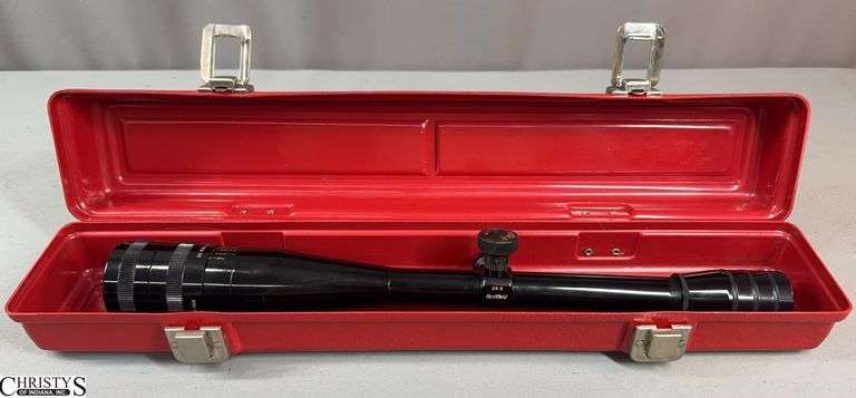 Redfield 24X Scope in Red Plastic Redfield Container image